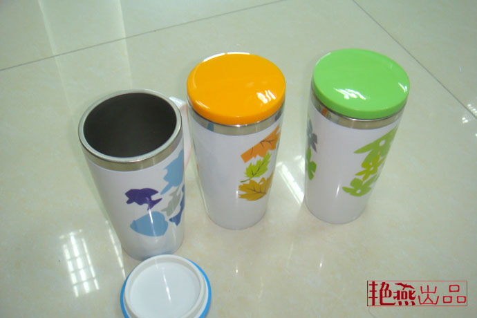 不锈钢包边保温广告杯系列