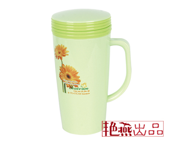 锥形保温广告杯-淡蓝